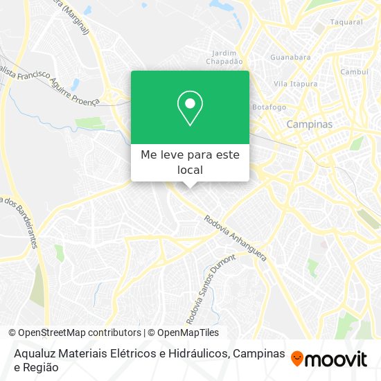 Aqualuz Materiais Elétricos e Hidráulicos mapa