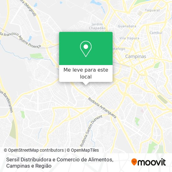 Sersil Distribuidora e Comercio de Alimentos mapa