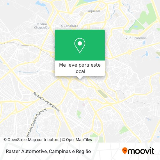 Raster Automotive mapa