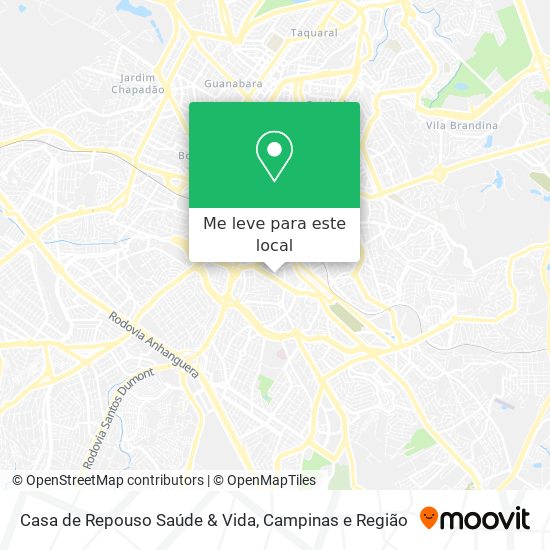 Casa de Repouso Saúde & Vida mapa