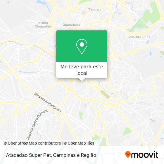 Atacadao Super Pet mapa