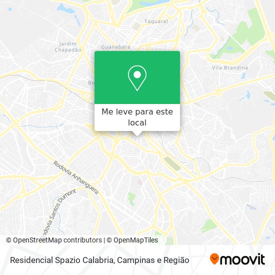 Residencial Spazio Calabria mapa