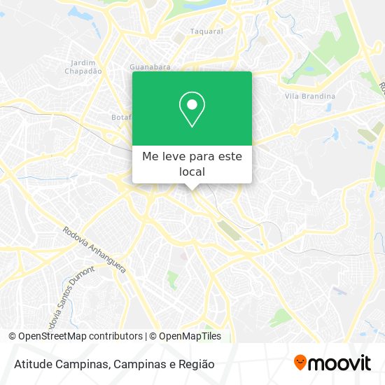 Atitude Campinas mapa