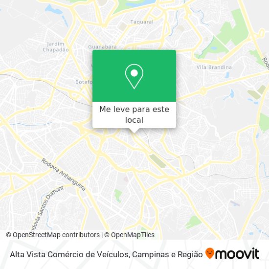 Alta Vista Comércio de Veículos mapa