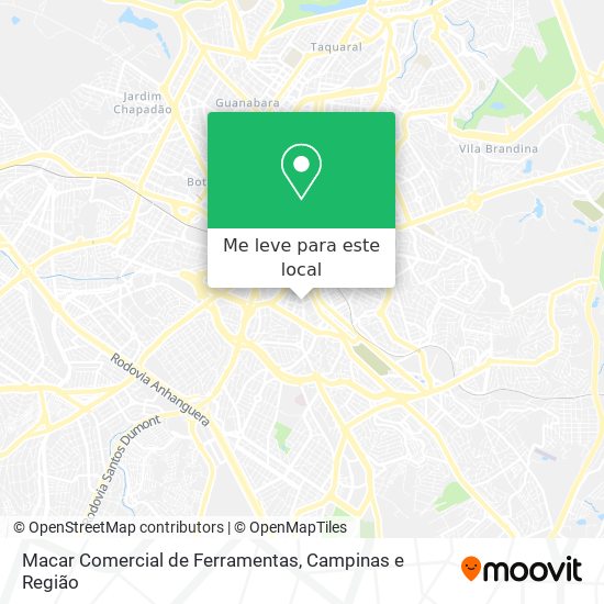 Macar Comercial de Ferramentas mapa