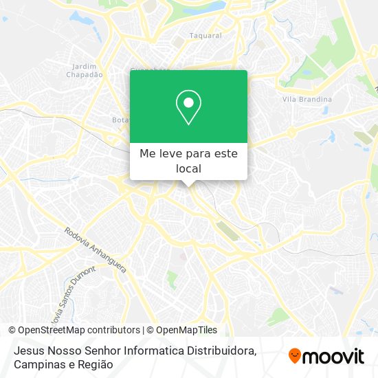 Jesus Nosso Senhor Informatica Distribuidora mapa