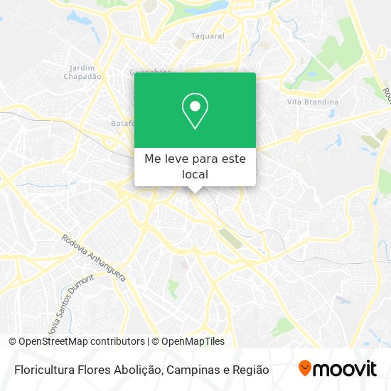 Floricultura Flores Abolição mapa