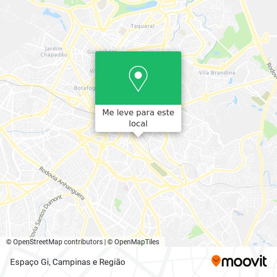 Espaço Gi mapa