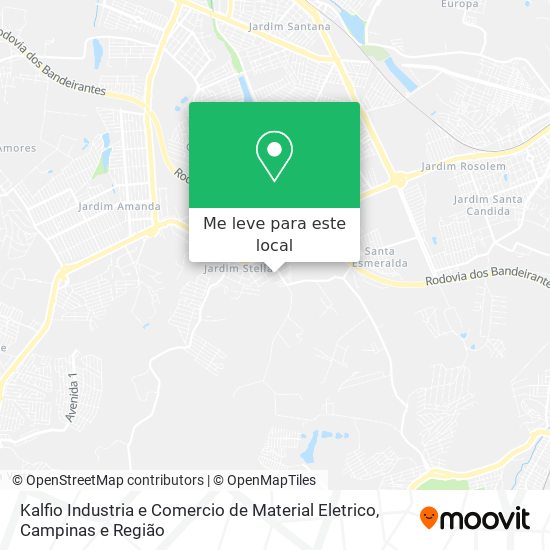 Kalfio Industria e Comercio de Material Eletrico mapa
