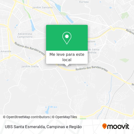 UBS Santa Esmeralda mapa
