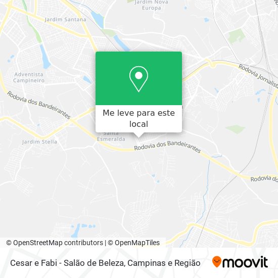 Cesar e Fabi - Salão de Beleza mapa