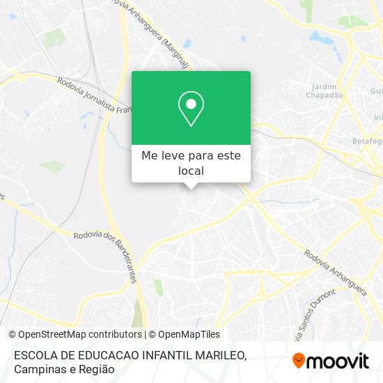 ESCOLA DE EDUCACAO INFANTIL MARILEO mapa