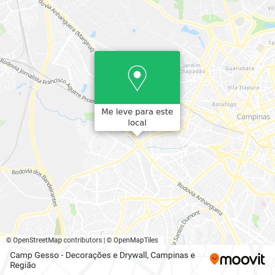 Camp Gesso - Decorações e Drywall mapa
