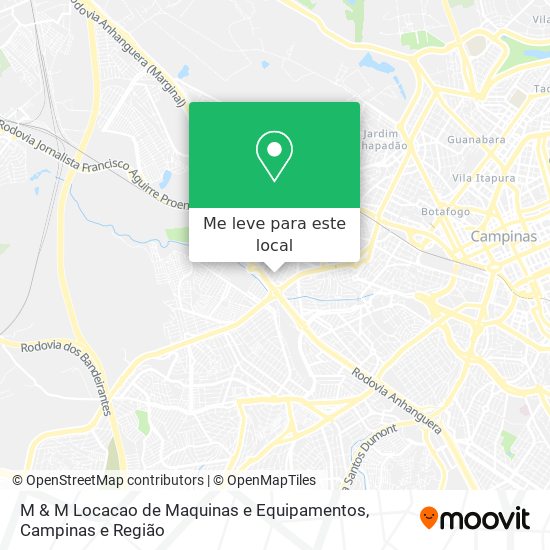 M & M Locacao de Maquinas e Equipamentos mapa