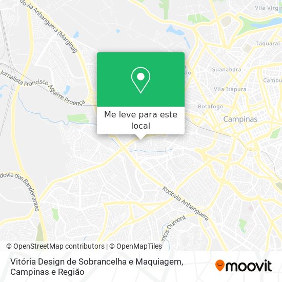 Vitória Design de Sobrancelha e Maquiagem mapa