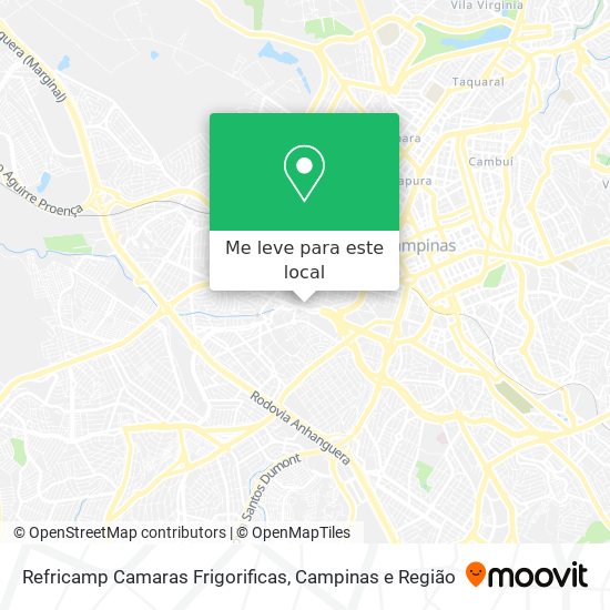 Refricamp Camaras Frigorificas mapa