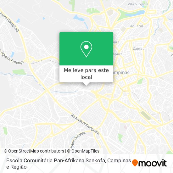 Escola Comunitária Pan-Afrikana Sankofa mapa