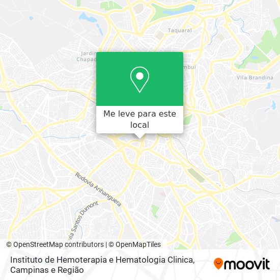 Instituto de Hemoterapia e Hematologia Clinica mapa