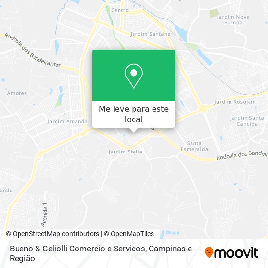 Bueno & Geliolli Comercio e Servicos mapa