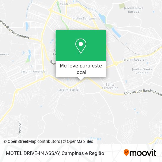 MOTEL DRIVE-IN ASSAY mapa