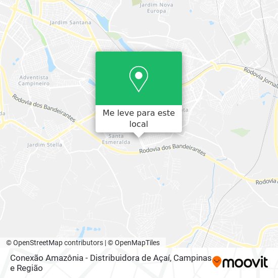 Conexão Amazônia - Distribuidora de Açaí mapa