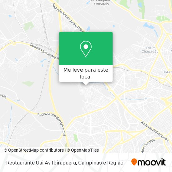Restaurante Uai Av Ibirapuera mapa