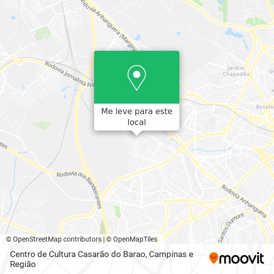 Centro de Cultura Casarão do Barao mapa