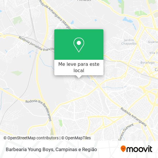 Barbearia Young Boys mapa