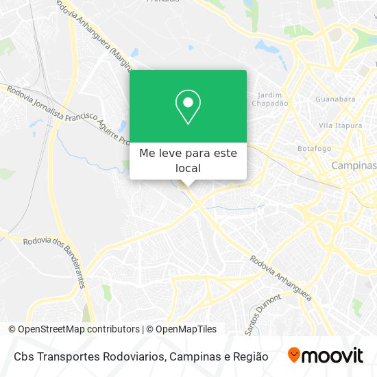 Cbs Transportes Rodoviarios mapa