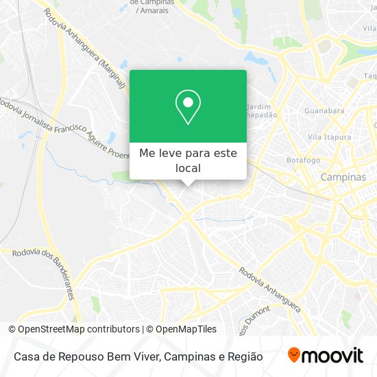 Casa de Repouso Bem Viver mapa
