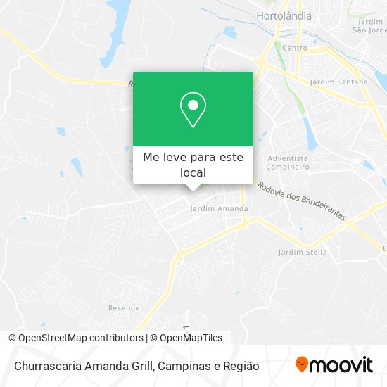 Churrascaria Amanda Grill mapa