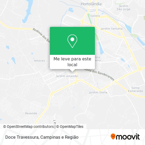 Doce Travessura mapa
