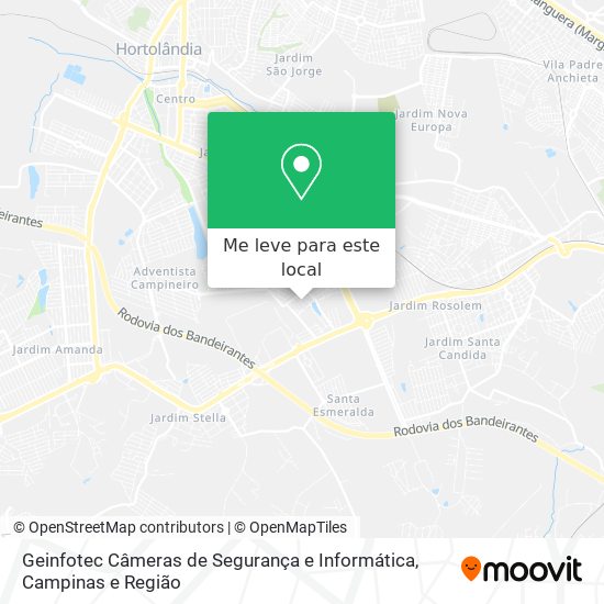 Geinfotec Câmeras de Segurança e Informática mapa