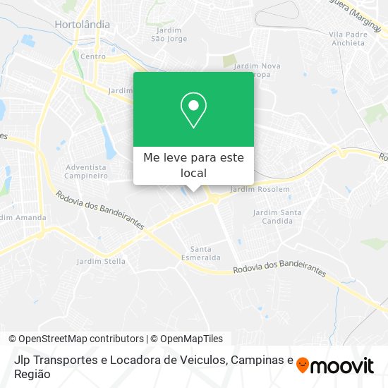 Jlp Transportes e Locadora de Veiculos mapa