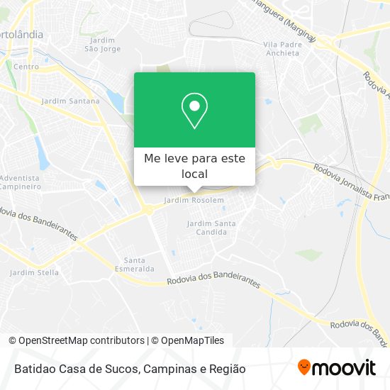 Batidao Casa de Sucos mapa