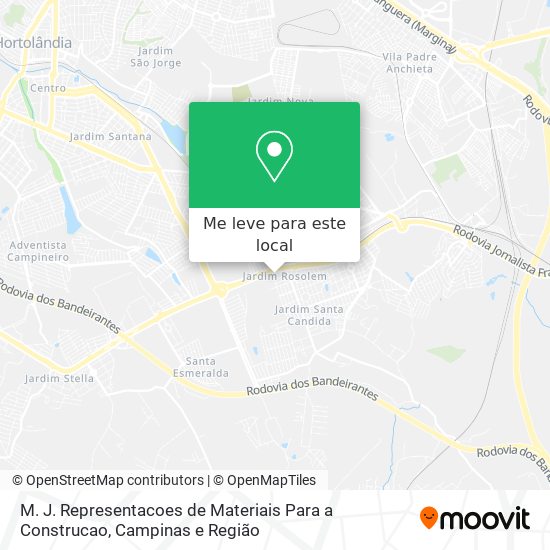 M. J. Representacoes de Materiais Para a Construcao mapa