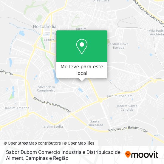 Sabor Dubom Comercio Industria e Distribuicao de Aliment mapa