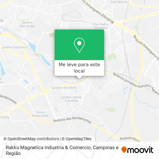 Rakku Magnetica Industria & Comercio mapa