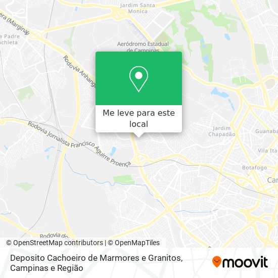Deposito Cachoeiro de Marmores e Granitos mapa