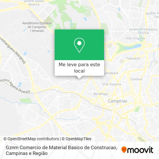 Gznm Comercio de Material Basico de Construcao mapa