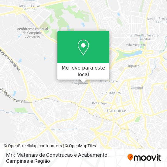 Mrk Materiais de Construcao e Acabamento mapa