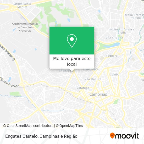 Engates Castelo mapa