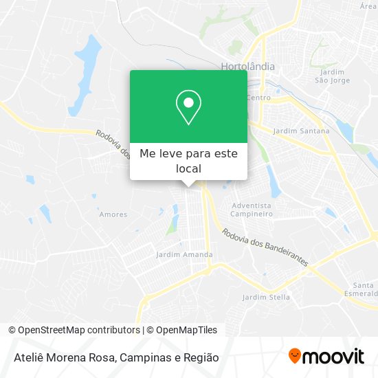 Ateliê Morena Rosa mapa
