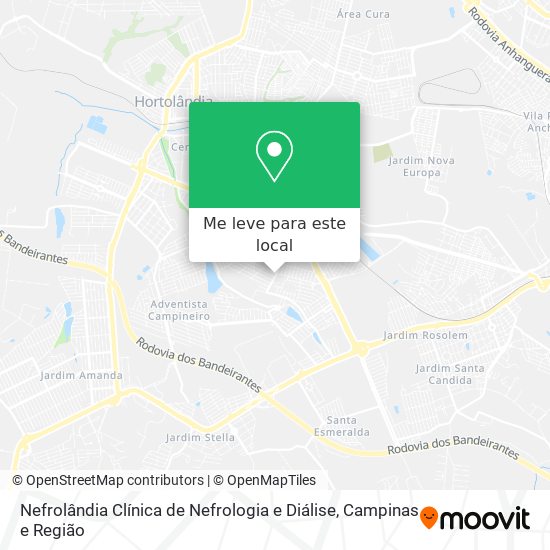 Nefrolândia Clínica de Nefrologia e Diálise mapa