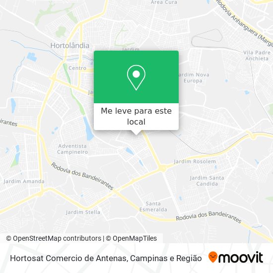 Hortosat Comercio de Antenas mapa