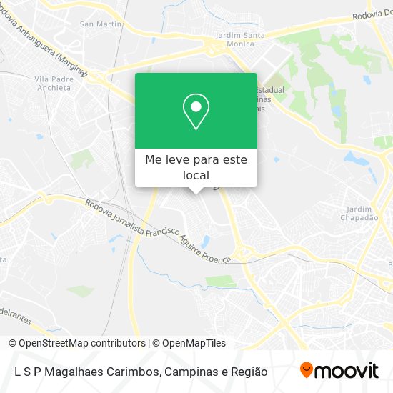 L S P Magalhaes Carimbos mapa