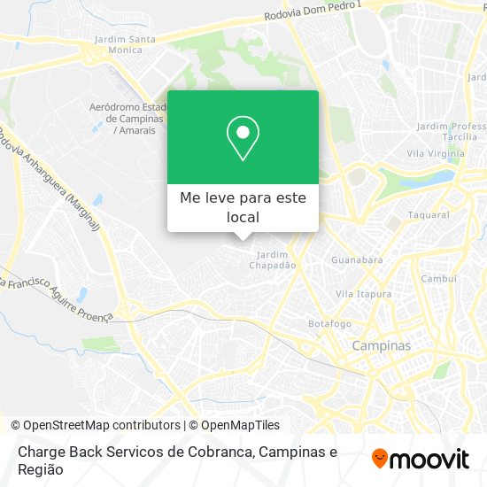 Charge Back Servicos de Cobranca mapa