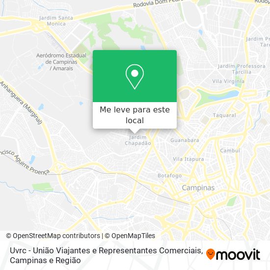 Uvrc - União Viajantes e Representantes Comerciais mapa