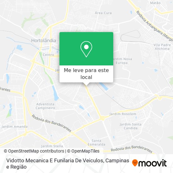 Vidotto Mecanica E Funilaria De Veiculos mapa