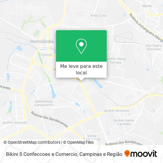 Bikini S Confeccoes e Comercio mapa